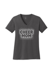 Ladies Core Cotton V-Neck Tee - Diamond Cheer