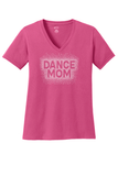 Ladies Core Cotton V-Neck Tee - Diamond Dance