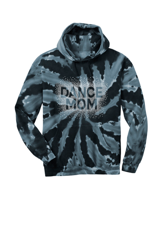 Tie-Dye Pullover Hooded Sweatshirt - Diamond Dance