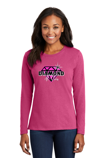 Ladies Long Sleeve Core Cotton Tee