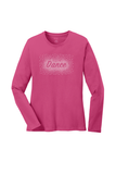 Ladies Long Sleeve Core Cotton Tee - Diamond Dance