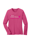 Ladies Long Sleeve Core Cotton Tee - Diamond Cheer