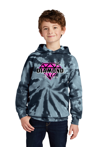 Youth Tie-Dye Pullover Hooded Sweatshirt