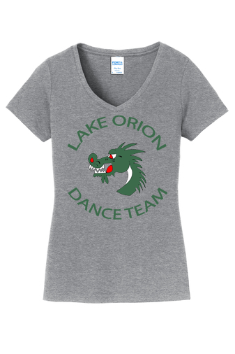 Ladies Short Seeve Fan Favorite V-Neck T
