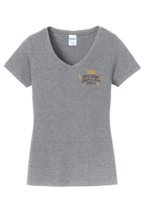 Ladies Short Seeve Fan Favorite V-Neck T