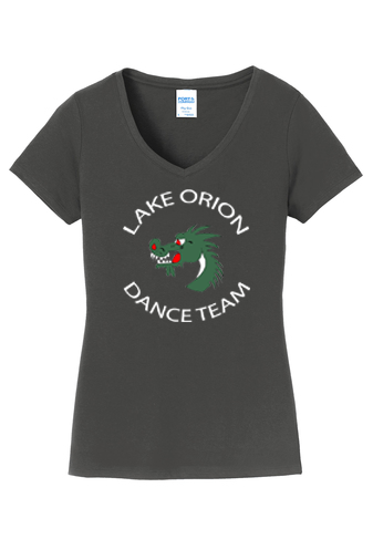 Ladies Short Seeve Fan Favorite V-Neck T