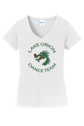 Ladies Short Seeve Fan Favorite V-Neck T