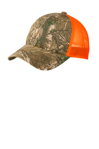 Structured Camouflage Mesh Back Cap