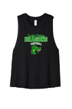 Women's Racerback Cropped Tank - LO Football