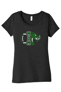 Women's Triblend Short Sleeve Tee - Football Mom