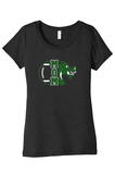 Women's Triblend Short Sleeve Tee - Football Mom