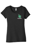 Women's Triblend Short Sleeve Tee - LO Football