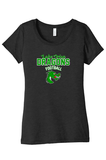 Women's Triblend Short Sleeve Tee - LO Football