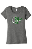 Women's Triblend Short Sleeve Tee - Football Mom