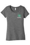 Women's Triblend Short Sleeve Tee - LO Football