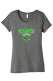 Women's Triblend Short Sleeve Tee - LO Football