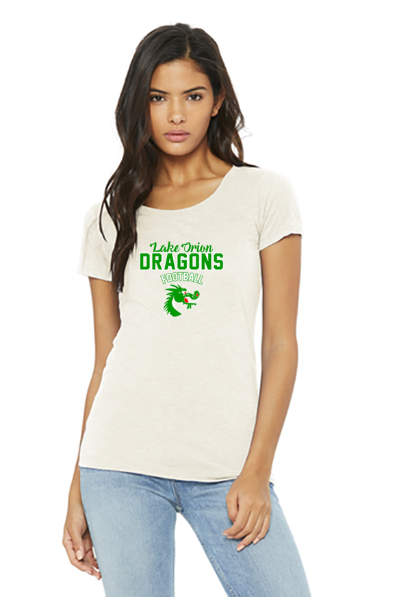 Women's Triblend Short Sleeve Tee - LO Football