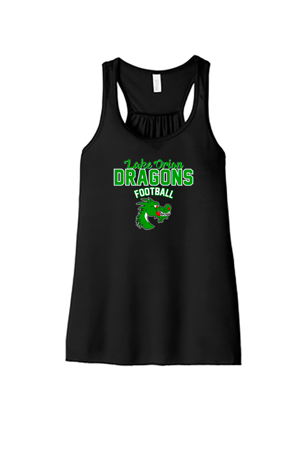 Women's Flowy Racerback Tank - LO Football