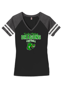 Women's Game V-Neck Tee - LO Football