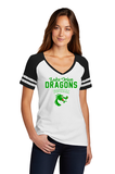 Women's Game V-Neck Tee - LO Football