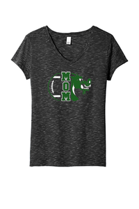 Women's Medal V-Neck Tee - Football Mom