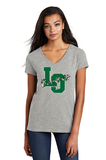 Women's Medal V-Neck Tee - Lake Orion Spirit