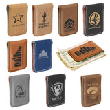 Laserable Leatherette Money Clip