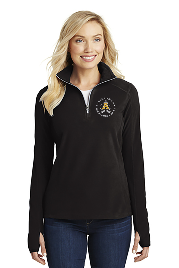 Adams Band Ladies Microfleece 1/2-Zip Pullover