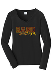 Band Mom Ladies Long Seeve Fan Favorite V-Neck T