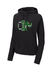 Ladies Lightweight French Terry Pullover Hoodie - Football Mom