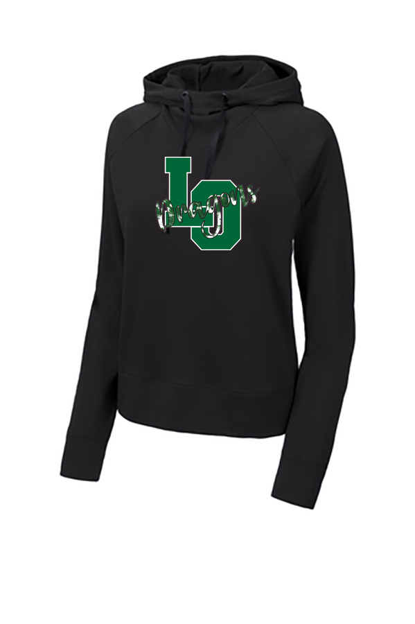 Ladies Lightweight French Terry Pullover Hoodie - LO Spirit