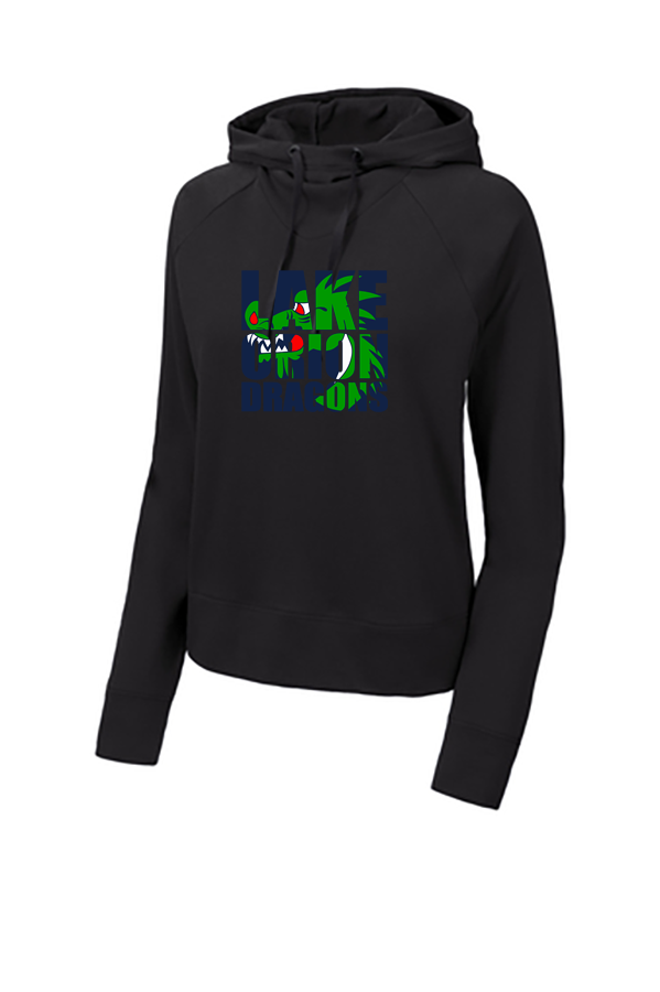 Ladies Lightweight French Terry Pullover Hoodie - LO Spirit