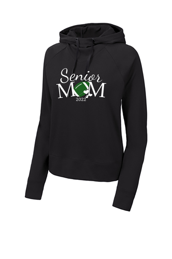 Ladies Lightweight French Terry Pullover Hoodie - Senior Mom