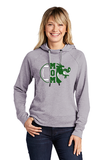 Ladies Lightweight French Terry Pullover Hoodie - Football Mom