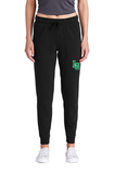 Ladies PosiCharge Tri-Blend Wicking Fleece Jogger