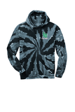 Tie-Dye Pullover Hooded Sweatshirt