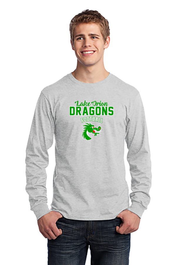 Long Sleeve Core Cotton T - Lake Orion Dragons
