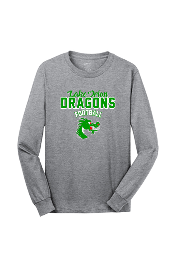 Long Sleeve Core Cotton T - Lake Orion Dragons