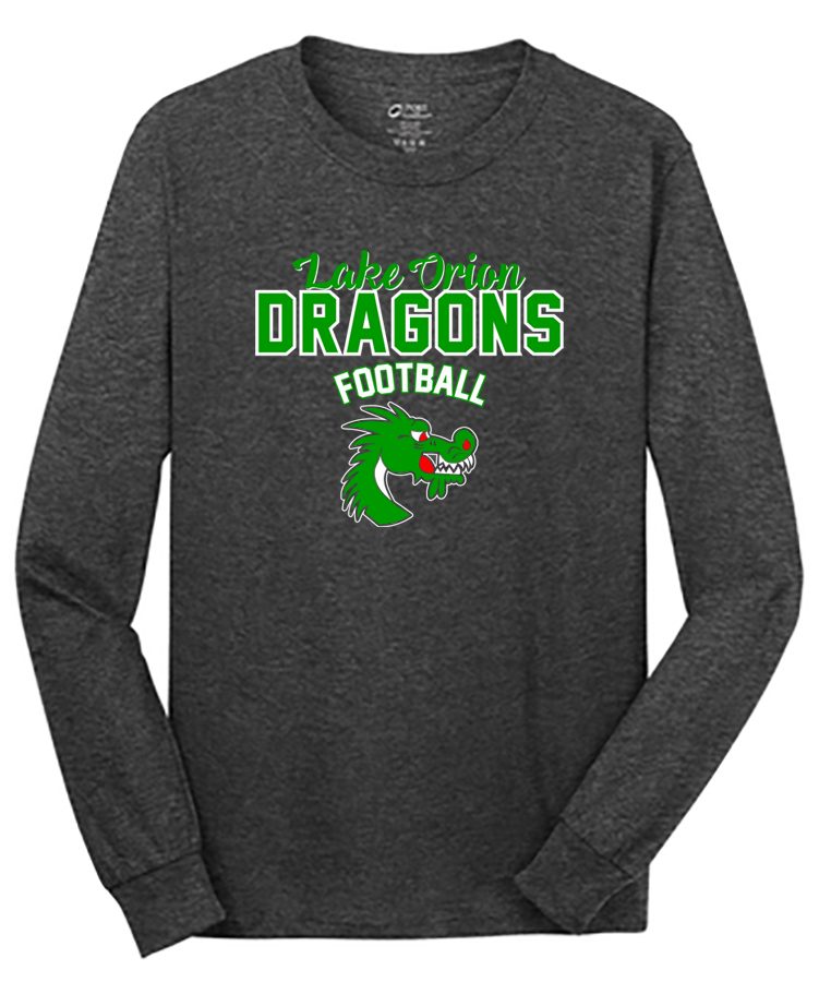 Long Sleeve Core Cotton T - Lake Orion Dragons