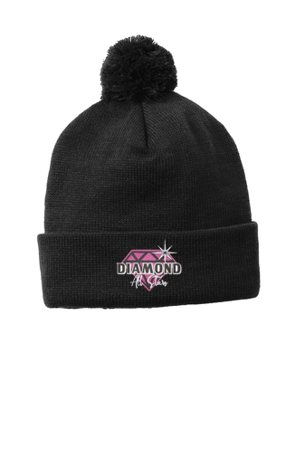 Solid Pom Pom Beanie