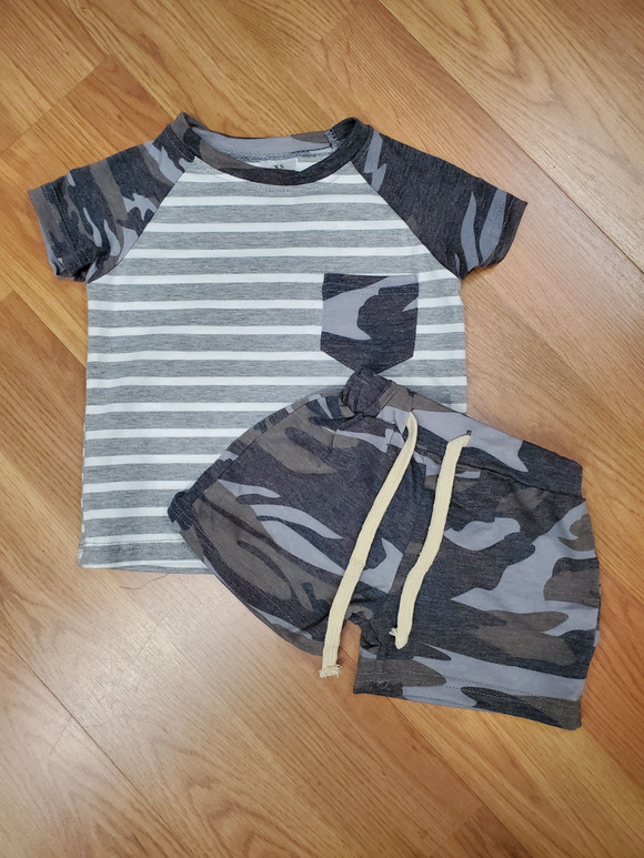 Boys Camo Set