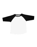 LO Toddler Baseball Fine Jersey Three-Quarter Sleeve Tee
